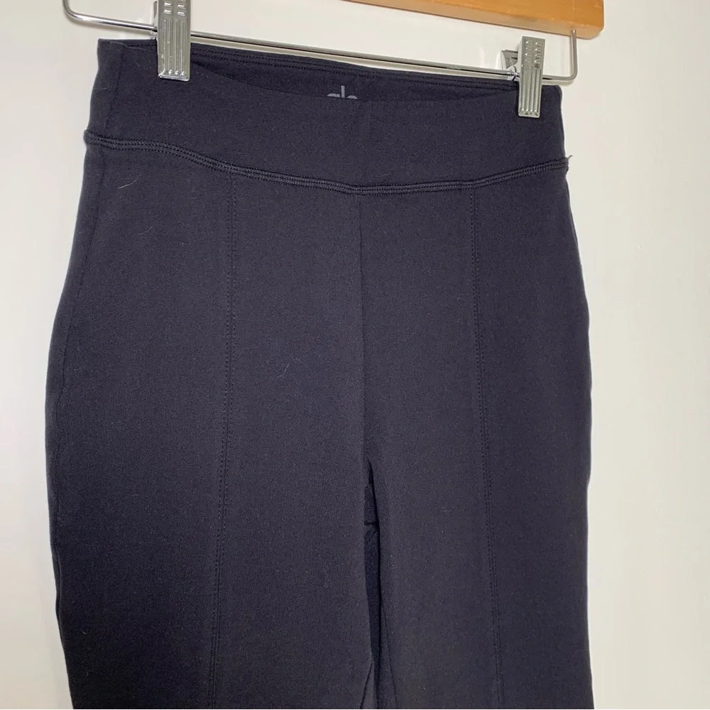 ALO Yoga airbrush high-waist flutter Black Leggings - Picture 2 of 16